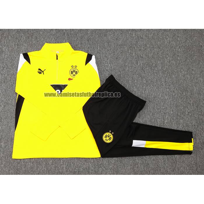Chandal de Sudadera del Borussia Dortmund 2023-2024 Amarillo